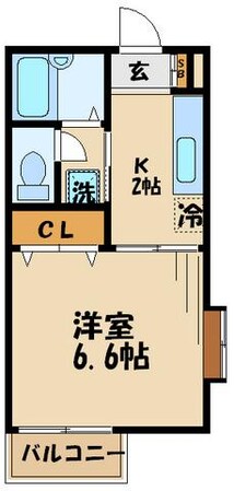 ベルグラン祖師谷の物件間取画像